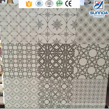 lowest price low water absorption top quality porcelana floor tiles with flower design